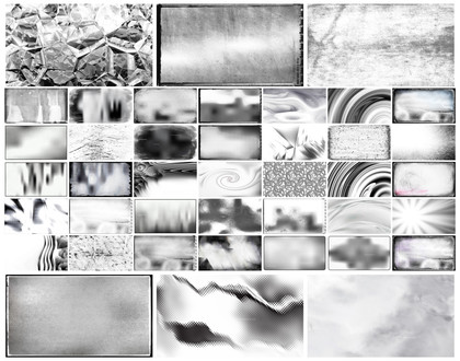 Creative Collection: Grey and White Background Designs