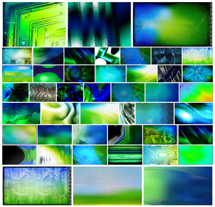 A Creative Collection of Blue and Green Color Combos