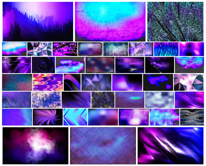 Creative Collection: Blue and Purple Color Combo