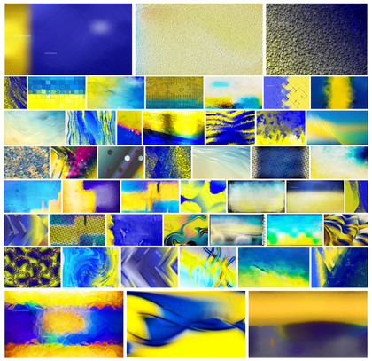 Vibrant Harmony: A Collection of Blue and Yellow Design Inspiration