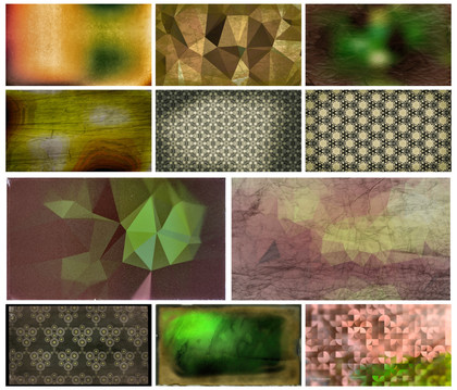 A Creative Collection of Brown and Green Designs