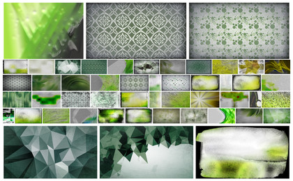 A Creative Collection of Green and Grey Designs