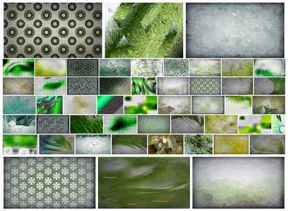 Creative Green and Grey Color Combo: A Versatile Collection of 50 Designs