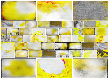 Creative Collection: Grey and Yellow Abstract Background Designs