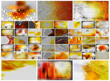 A Creative Collection: Orange and Grey Background Textures and Designs