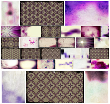 Creative Collection: Purple and Beige Design Inspirations