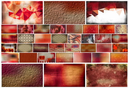 Captivating Color Combo: A Creative Collection of Red and Brown Designs