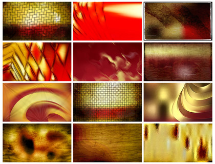 Inspiring Collection: Red and Gold Design Backgrounds