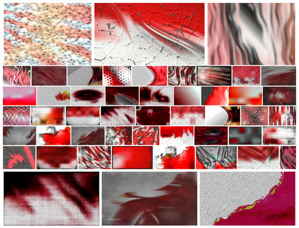A Creative Collection: Red and Grey Abstract Background Designs