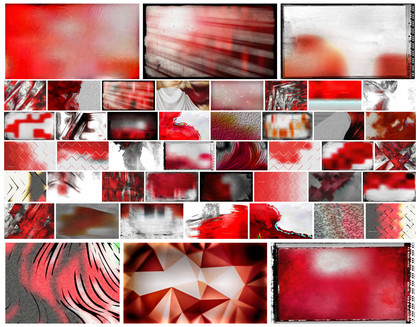 Vibrant Red and Cool Grey: A Creative Collection of Color Combos