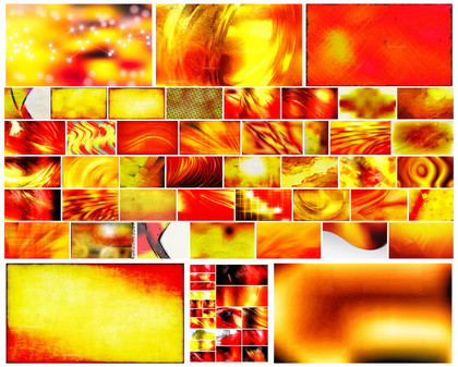 Captivating Color Combo: Red and Yellow Design Collection