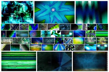 Discover the Captivating Blend of Black Blue and Green in Our Color Combo Collection