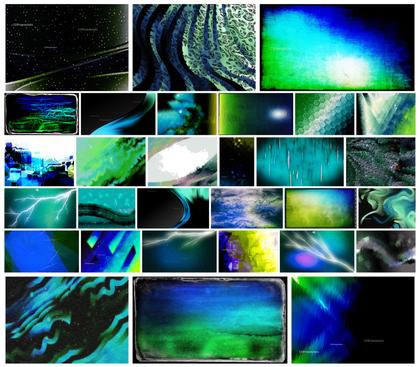 Discover the Mesmerizing Black Blue and Green Color Combo Collection