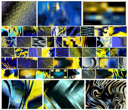 Exploring the Diverse Beauty of Blue Yellow and Black: A Creative Collection