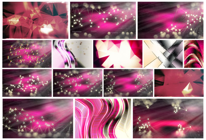 A Creative Collection: Abstract Pink Beige and Black Background Designs