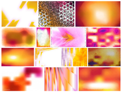 Captivating Collection: Orange Pink and White Design Inspirations