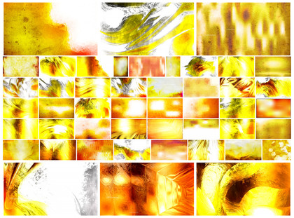 Vibrant Fusion: A Collection of Orange Yellow and White Background Designs