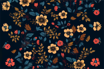 Flower Pattern Background Image