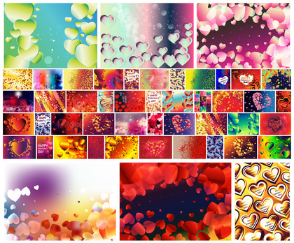 Over 40 Exceptional Valentines Vector Designs: A Colorful Compilation