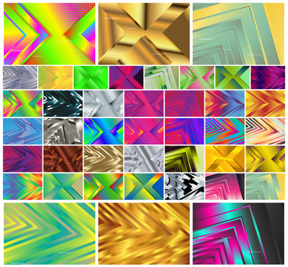 Breathtaking Collection of 40+ Vibrant Gradient Arrow Background Vector Designs
