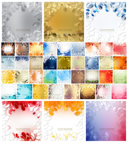 Delve into the Floral Drops Background Vector: A Harmonious Palette of Aesthetic Elegance