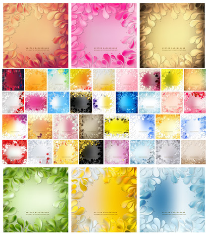Unveiling the Floral Drops Background Vector: An Abstract Art Collection