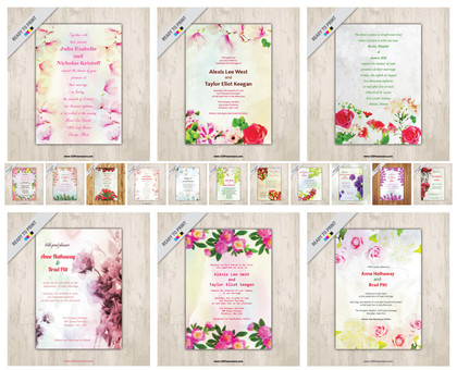 Crafting Timeless Memories: Watercolor Floral Wedding Invitation Templates