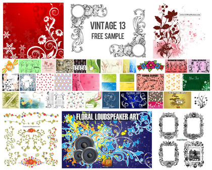 A Creative Compilation of 37 Exquisite Floral Vector Designs