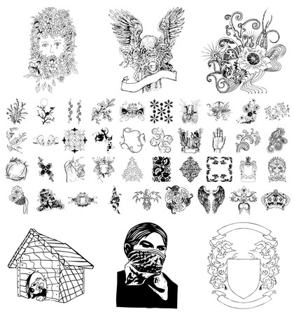 A Creative Collection of Diverse Hand Drawn Vectors