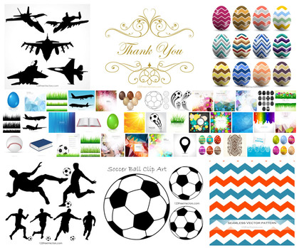Adorn Your Projects with Uniquely Crafted Clip Art Vector Collection