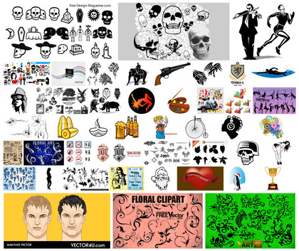 A Stupendous Array of Vector Clip Art: From Angels to Animals and More