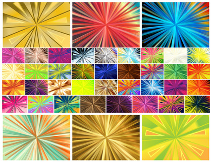 Radial Vector: A Versatile Compilation of Abstract Background Designs