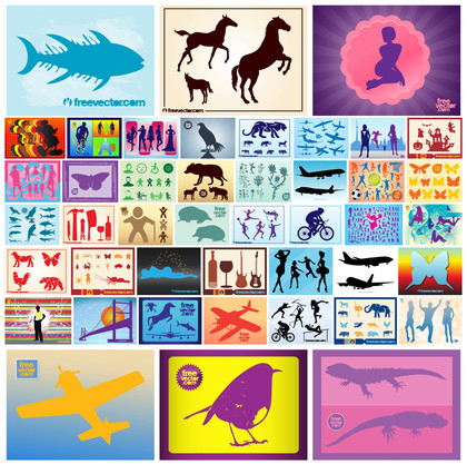 Stunning Assortment of Free Vector Silhouettes