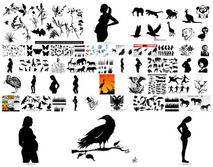 Dive Into A Rich Variety of Vector Silhouettes
