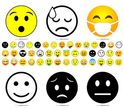 Unleash Your Emotions: A Versatile Collection of Emoji Faces Vector