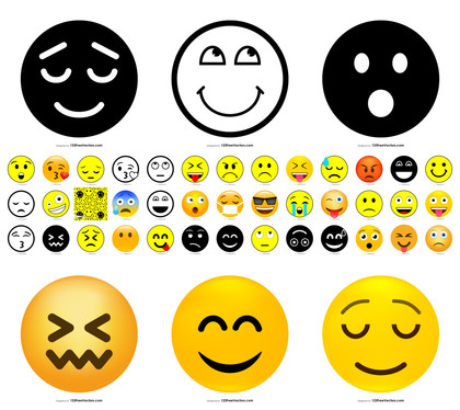 Creative Collection of Over 40 Expressive Emoji and Smiley Face Vectors