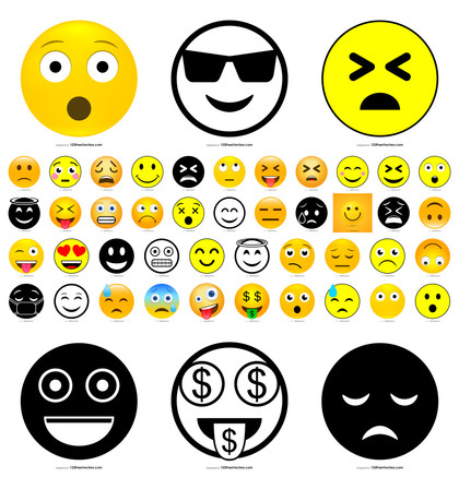 Embrace Emotions: A Comprehensive Collection of 40+ Vector Face Designs