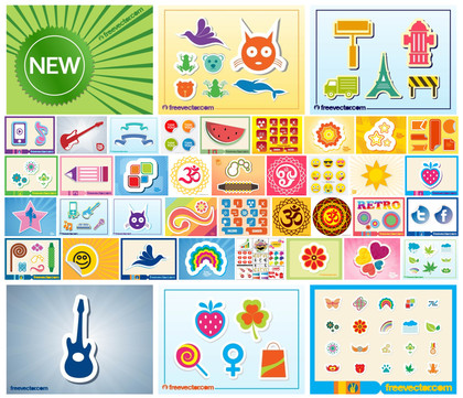 Unleash Your Creativity with Our Exquisite Collection of Stickers Vector