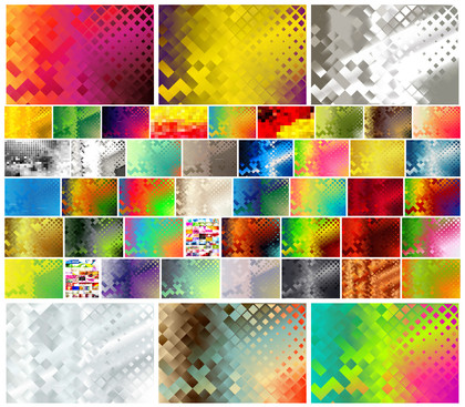 Discover the Versatile Charm of Square Mosaic Background Vector Designs