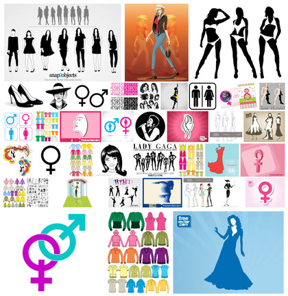 Unleashing Creativity: Diverse and Dynamic Ladies Vector Collection