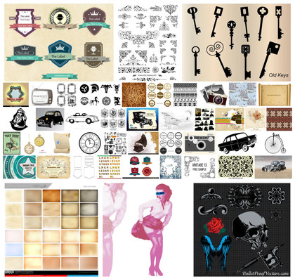 Vintage Vector: An Antique Aesthetic Reimagined