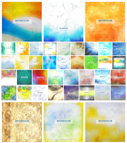 Explore the Vibrant World of the Watercolor Vector Collection