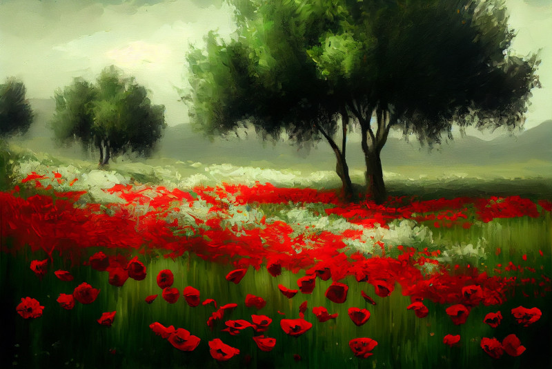 Nature Impasto Painting