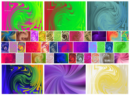 Immerse Yourself in the Spiral Background Vector Universe: A Canvas of Over 40 Unique Designs