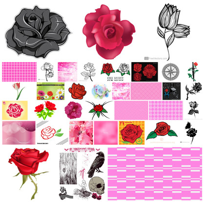 Exploring the Art of Rose Vector Graphics: A Diverse Collection