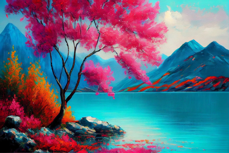 Nature Impasto Painting