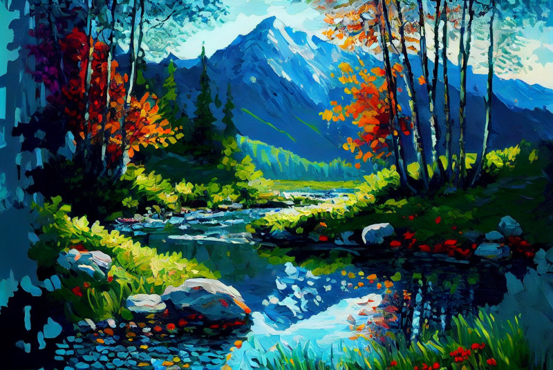 Nature Painting Image
