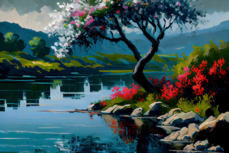 Nature Impasto Painting