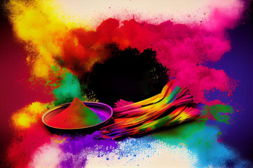 Holi Festival Background
