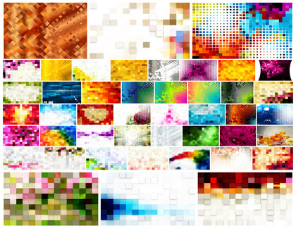 A Spectrum of Abstract Mosaic Tile Designs